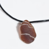 Brown Sea Glass Necklace