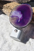 Motion Activated Purple Agate Slice Night Light