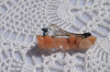 Peach Quartz Stone French Barrette