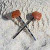 Carnelian Stone Hair Pins