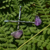 Amethyst Stone Hair Pins 