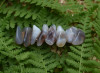 Gray Banded Agate Stones French Barrette Hair Clip - 60 MM - Made to Order