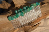 Amazonite Stone Hair Combs 