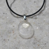 Crystal Quartz Palm Stone Pendant