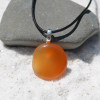 Carnelian Palm Stone Pendant