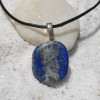 Lapis Lazuli Palm Stone Pendant