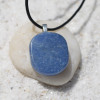 Blue Aventurine Palm Stone  Necklace