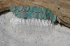 Amazonite Stone Hair Combs