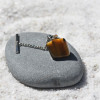 Gold Tiger's Eye Stone Tie Tack - Quantity of 1 - Made to Order