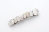 Snow Quartz Stone French Barrette Hair Clip