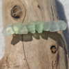 Aqua Sea Glass French Barrette