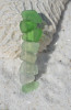 Shades of Green and Sea Foam Sea Glass French Barrette