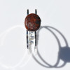 Brecciated Jasper Palm Stone Cuff Bracelet