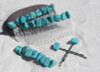 Turquoise Stone Hair Clip Set