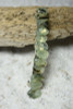 Prehnite with Epidote Stone Hair Clip