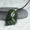 Tumbled Green Moss Agate Necklace