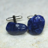 Tumbled Sodalite Cufflinks