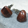 Tumbled Red Tiger's Eye Cufflinks