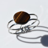 Gold Tiger's Eye Cuff Bracelet