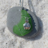 Wire Wrapped Money Bag Pendant and Necklace