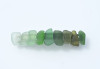 Shades of Green Sea Glass Barrette 