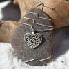 Wire Wrapped Heart Ornament