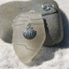 Wire Wrapped Clam Shell Ornament