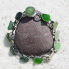 Green Sea Glass Bracelet