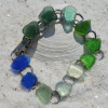 Sea Glass Charm Bracelet