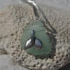 Whale's Tail Pendant and Necklace
