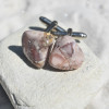 Tumbled Pink Botswana Agate Stone Cufflinks