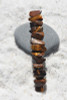 Gold Tiger's Eye Stone Hair Jewelry