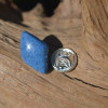 Blue Aventurine Cabochon Stone Tie Tack