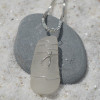 Wishbone Sea Glass Necklace