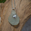 Sea Glass Heart Necklace