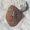 Spider Sea Glass Ornament