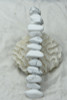 White Howlite Stone French Barrette