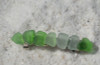 Shades of the Ocean Sea Glass French Barrette - 60 mm