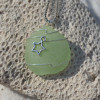 Custom Handmade Genuine Sea Glass Necklace with a Silver Star Charm - Choose the Color - Frosted, Green, Brown, or Aqua-1