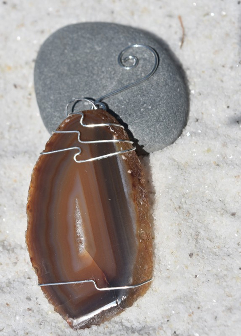 Agate Slice Ornament