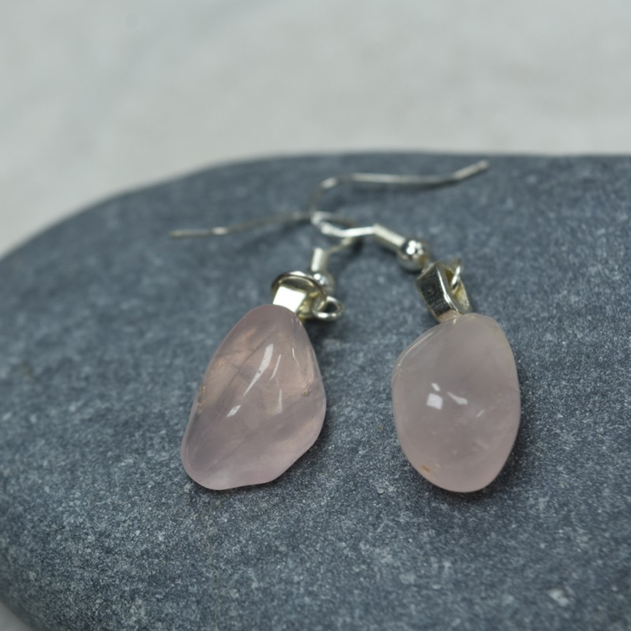 Rose Quartz Earrings