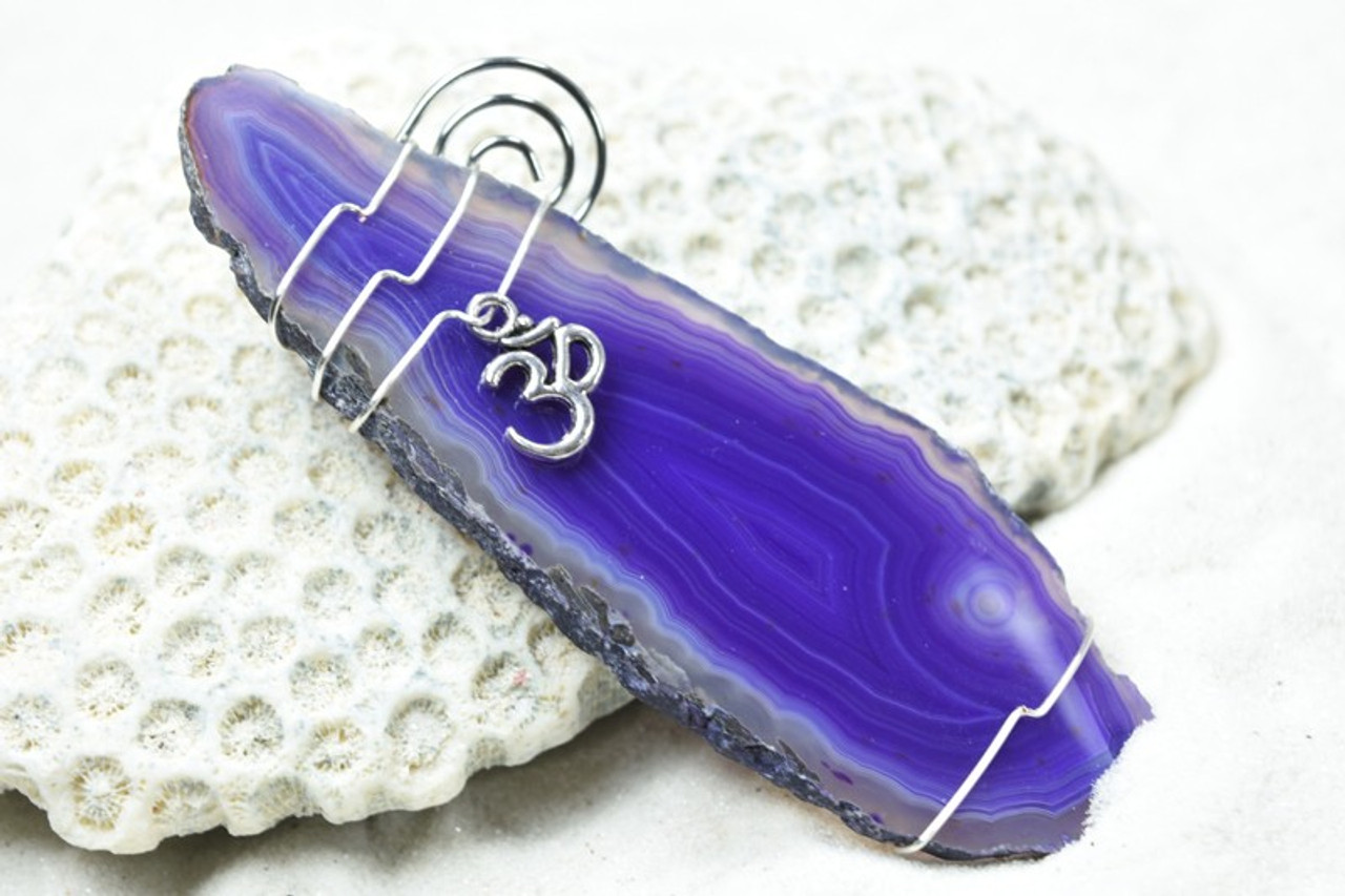 Wire Wrapped Ohm Ornament