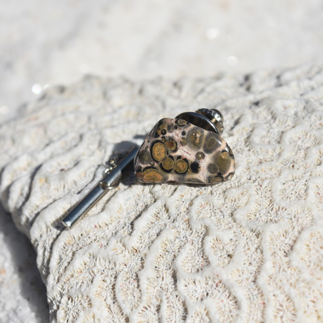 Leopard Skin Tie Clip