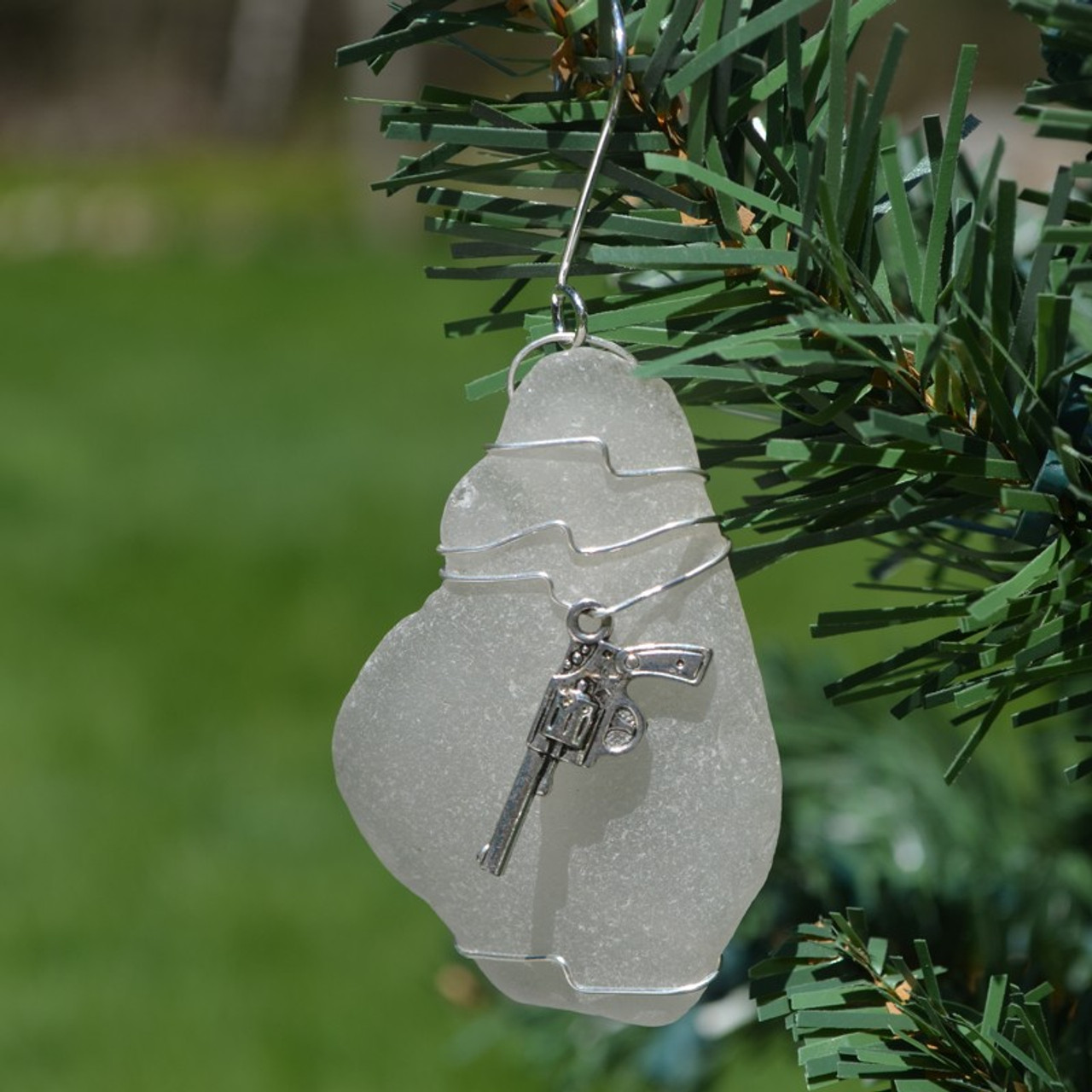 Handgun Christmas Ornament