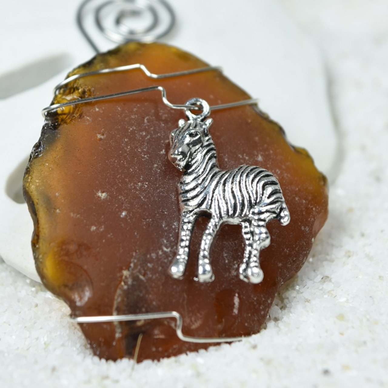 Zebra Christmas Ornament