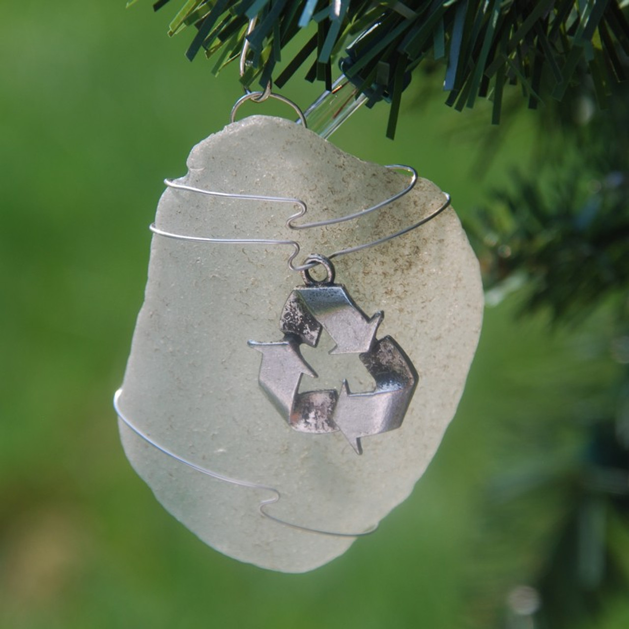 Recycle Symbol Christmas Ornament