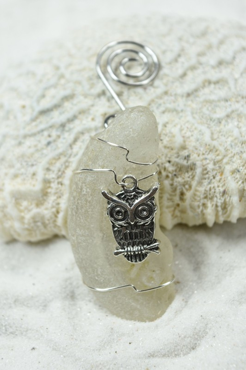 Wire Wrapped Owl Christmas Ornament