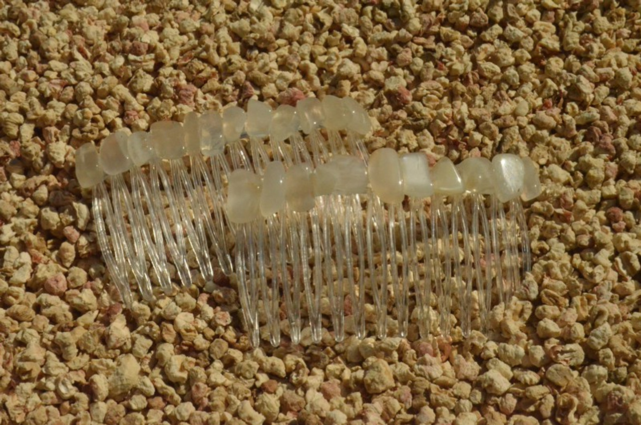 Moonstone Hair Combs