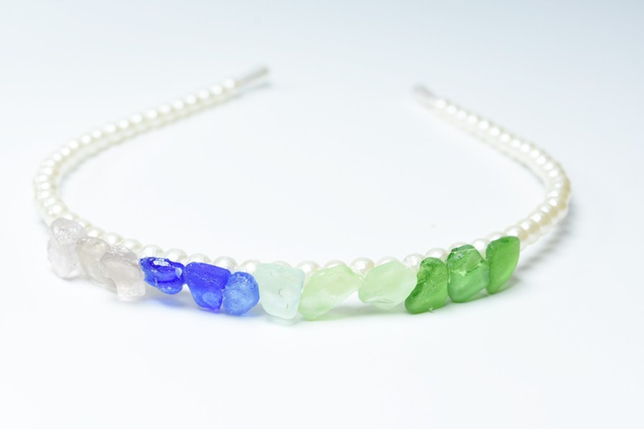 Sea Glass Hair Jewelry