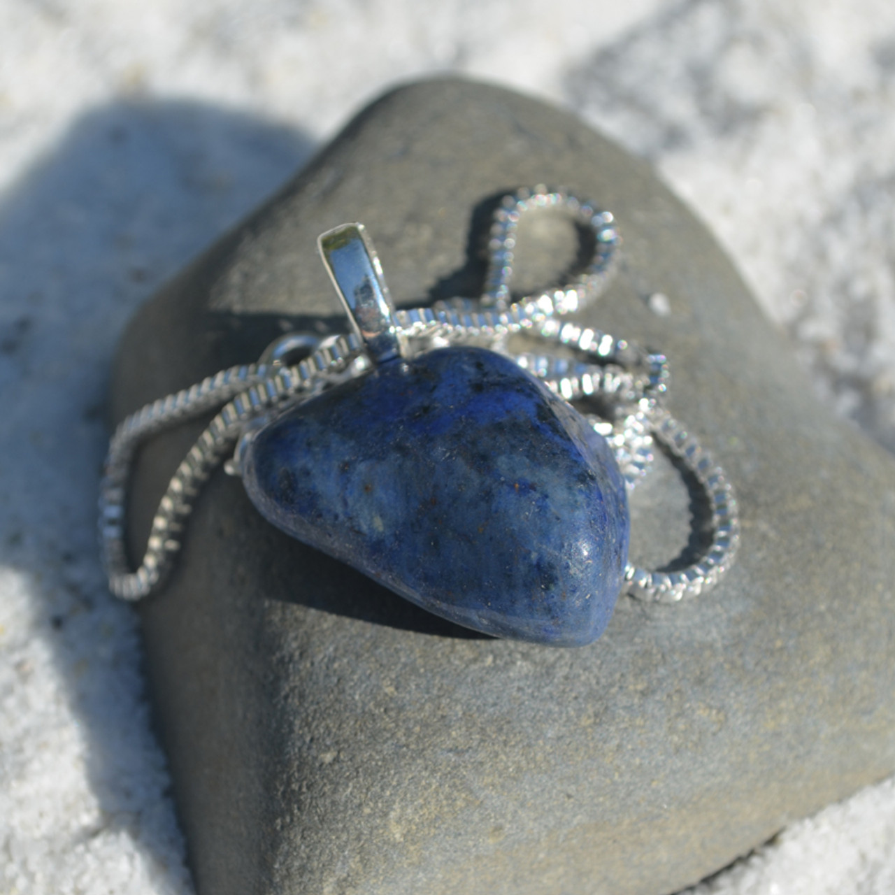 Dumortierite Stone Necklace